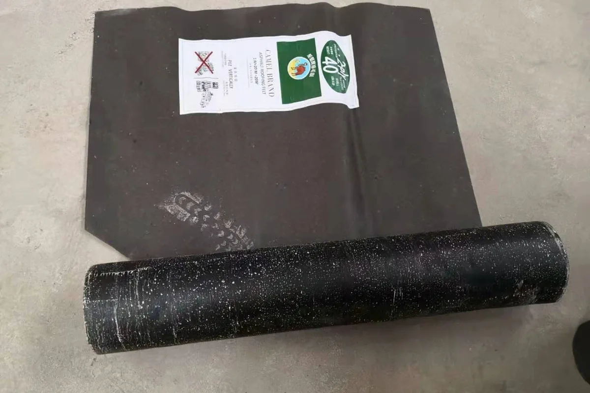 Butiran sebenar felt bumbung asfalt berasaskan kertas