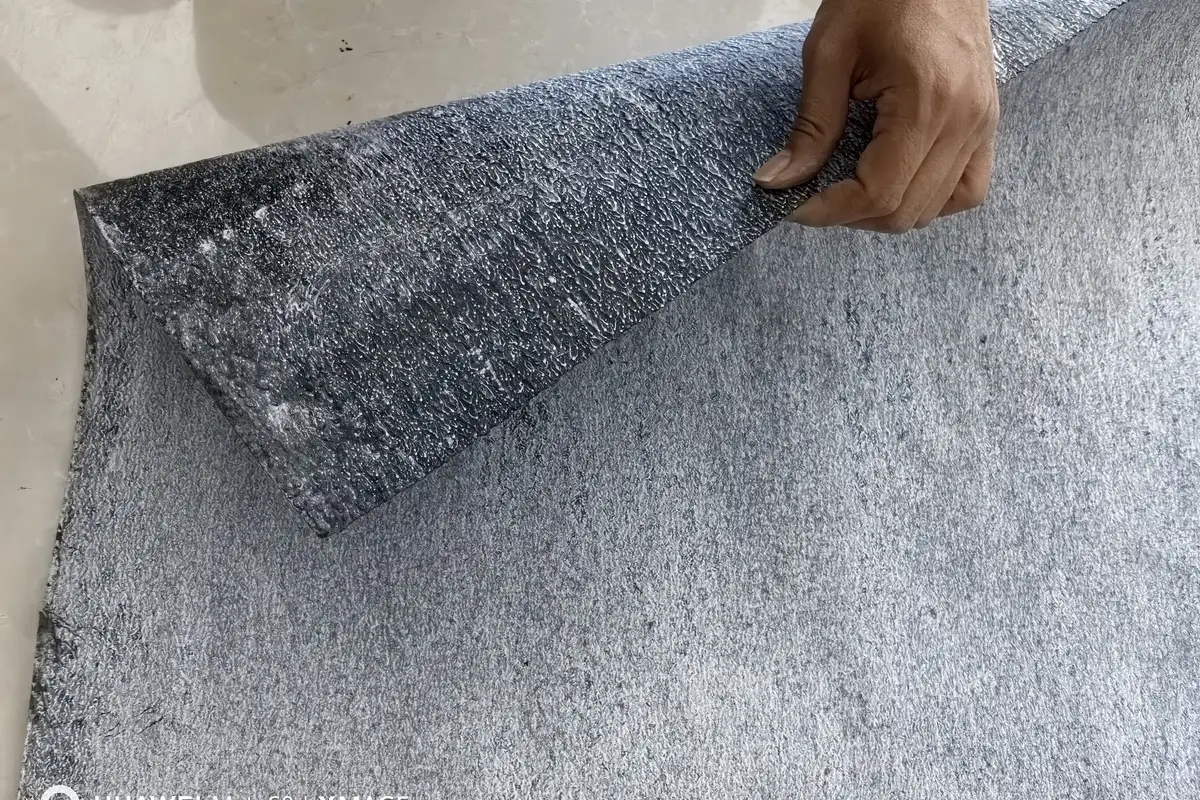 Roofing felt product inspection detail