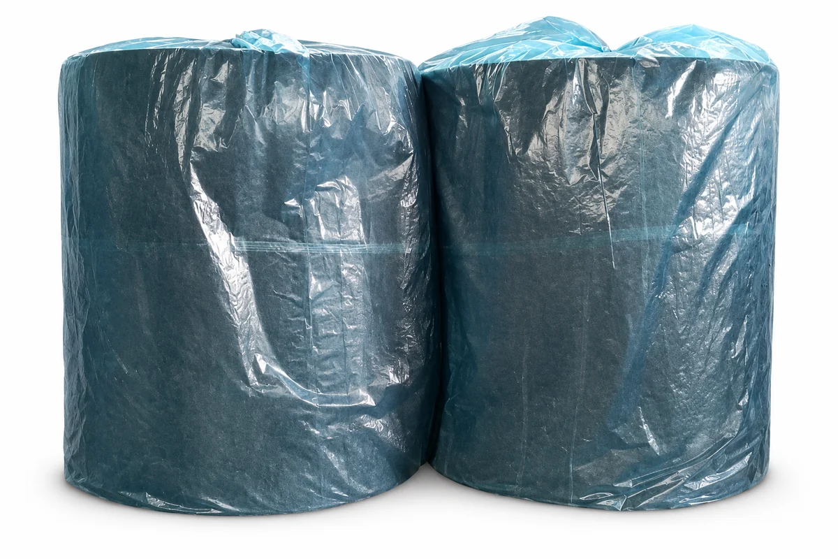 Compound base mat: protected production rolls
